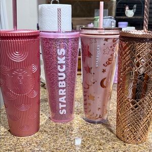 Starbucks Pink Bundle Tumblers 💕💕